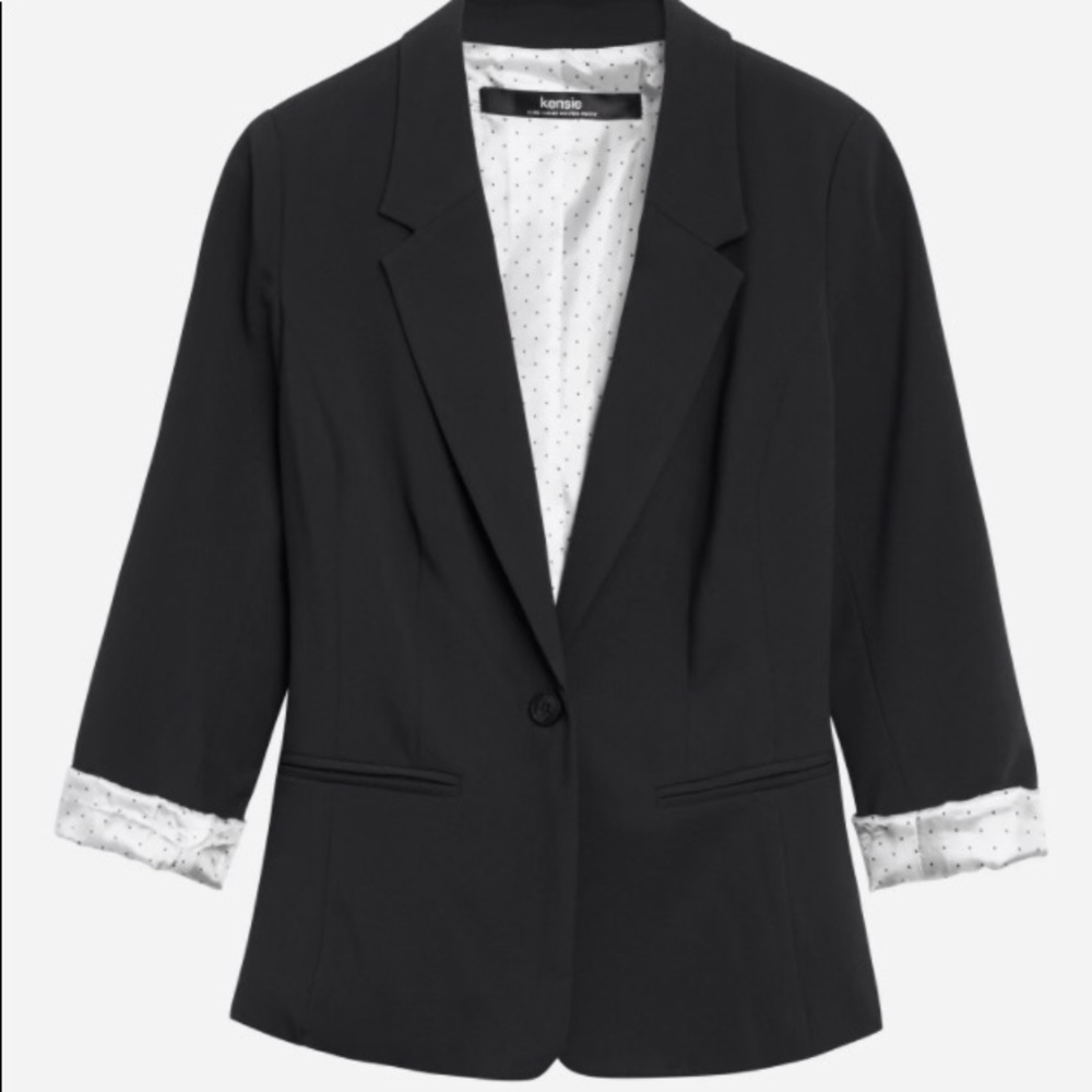 Kensie Stretch Crepe Blazer